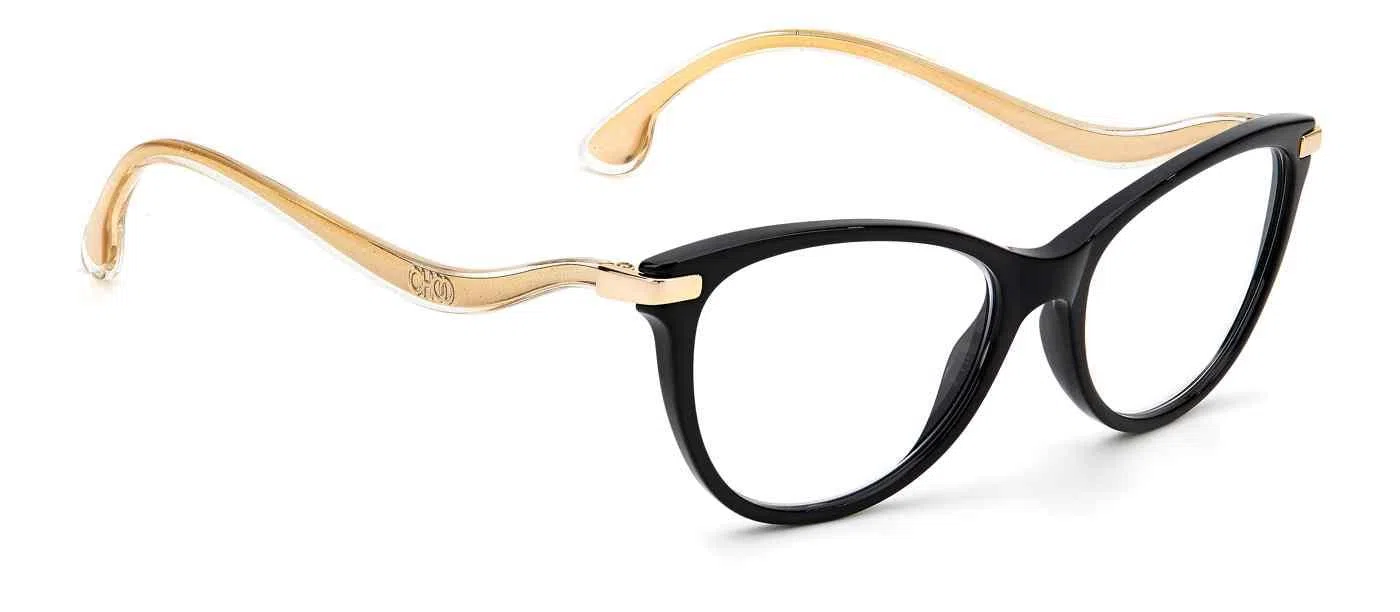 Jimmy Choo 258 Eyeglasses - Black - view 3